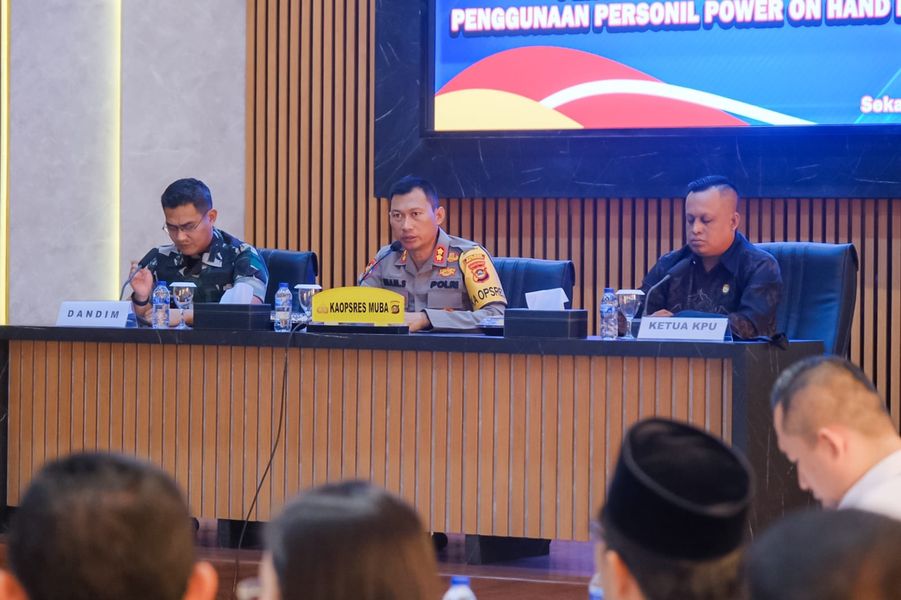 Siap Amankan Pemilu 2024, Polres Muba Gelar TFG