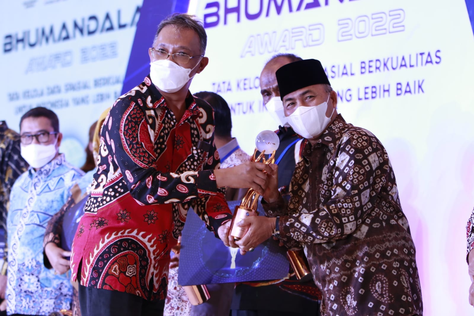 SJI Geospasial Muba Raih Reward Bhumandala Ariti