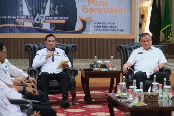 Terima Audiensi DKS Muba, Bupati Toha Tohet Akan Berikan Full Support 