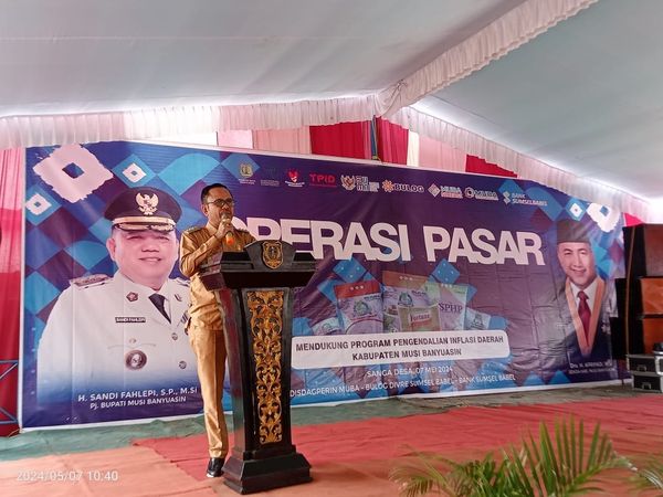 Terus Kendalikan Inflasi, Pemkab Muba Kembali Gelar Operasi Pasar 