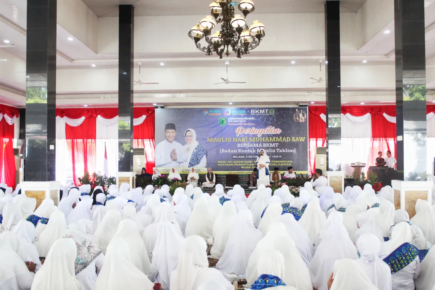 Tingkatkan Kecintaan, Badan Kontak Majelis Taklim Muba Gelar Peringatan Maulid Nabi 