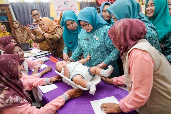 TP PKK Muba Lakukan Pembinaan dan Pendampingan Lomba Posyandu Terbaik Tingkat Sumsel Tahun 2025