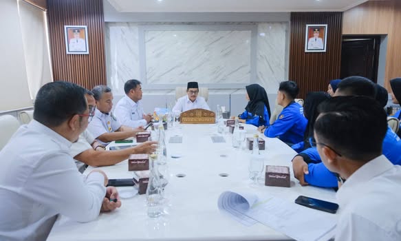 Wakil Bupati Muba Rohman Terima Audiensi Forum Osis Muba